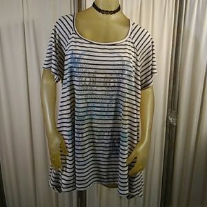 Cute! Faded Glory plus size tunic tee